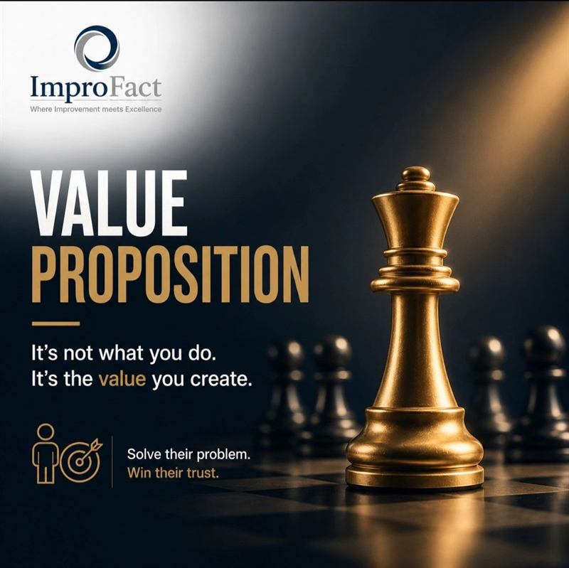 Value proposition: it's not what you do, it's the value you create.